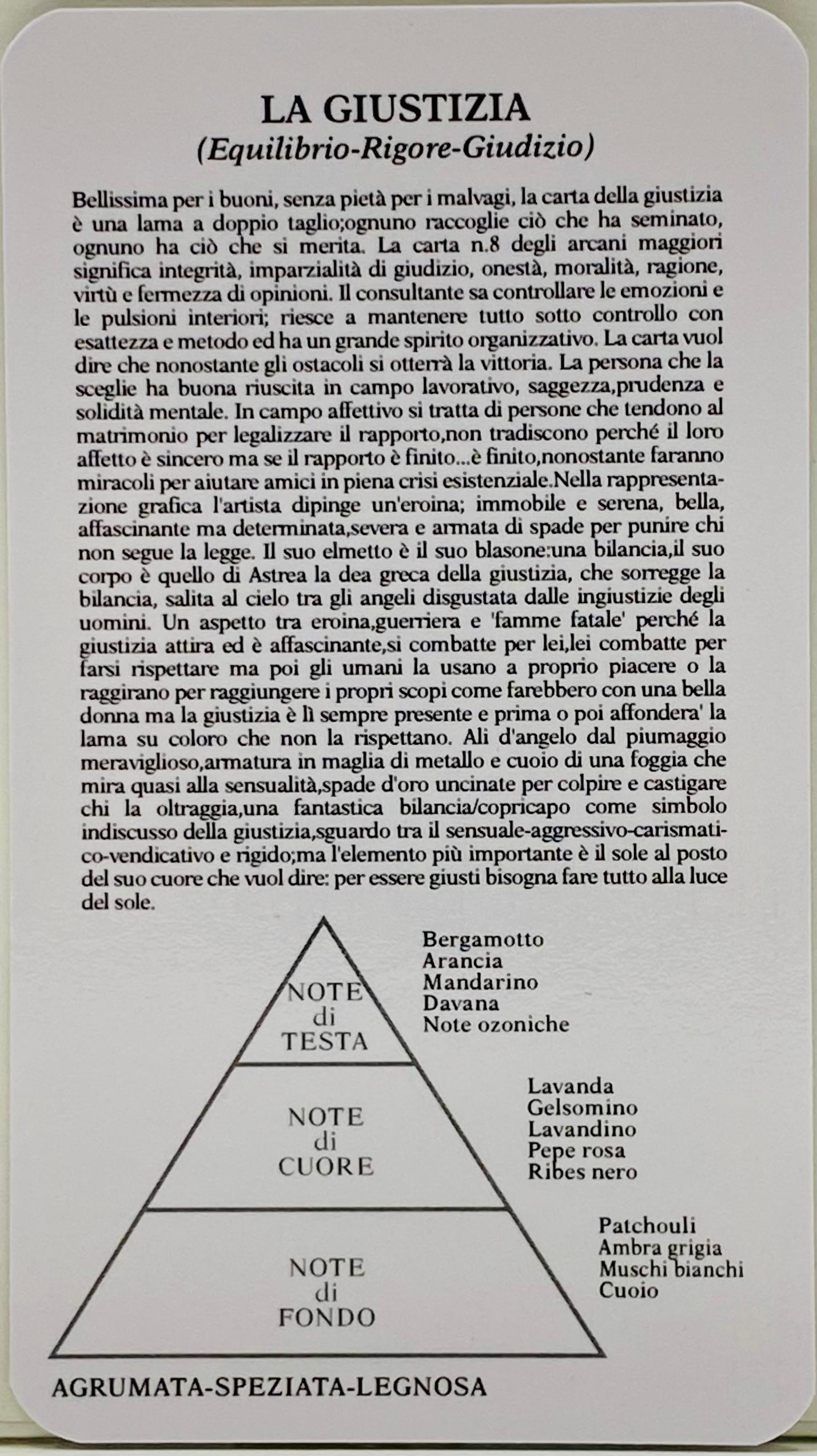 THE JUSTICE, LA GIUSTIZIA