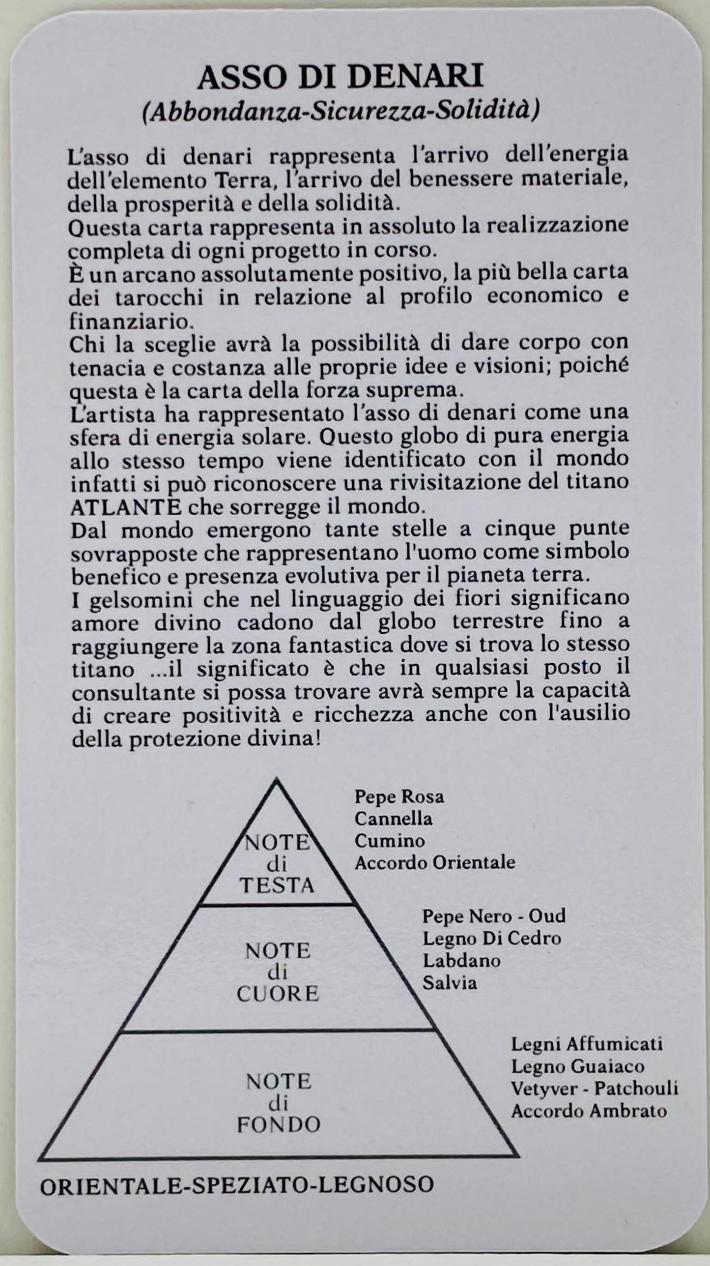 ACE OF PENTACLES, ASSO DI DENARI