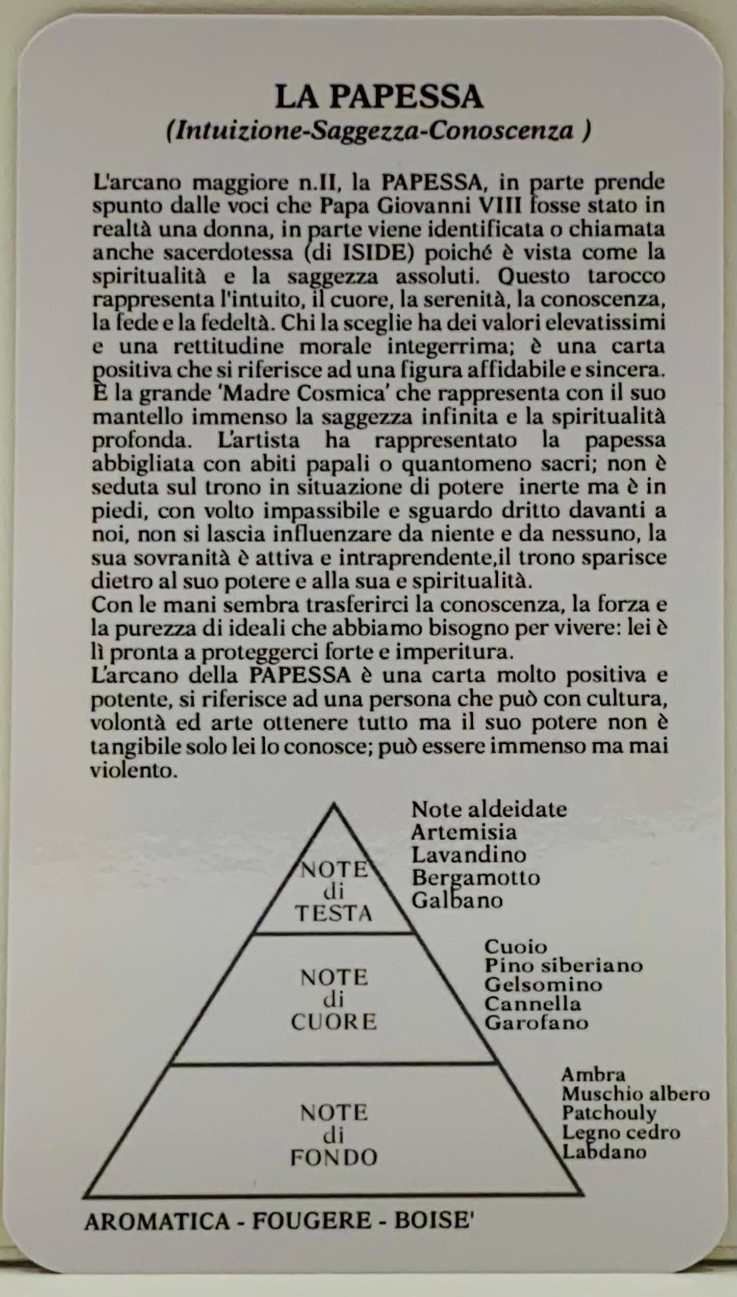 THE HIGH PRIESTESS, LA PAPESSA