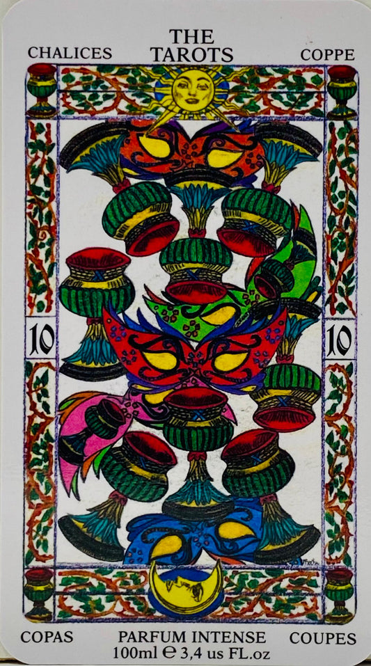 TEN OF CHALICES, DIECI DI COPPE