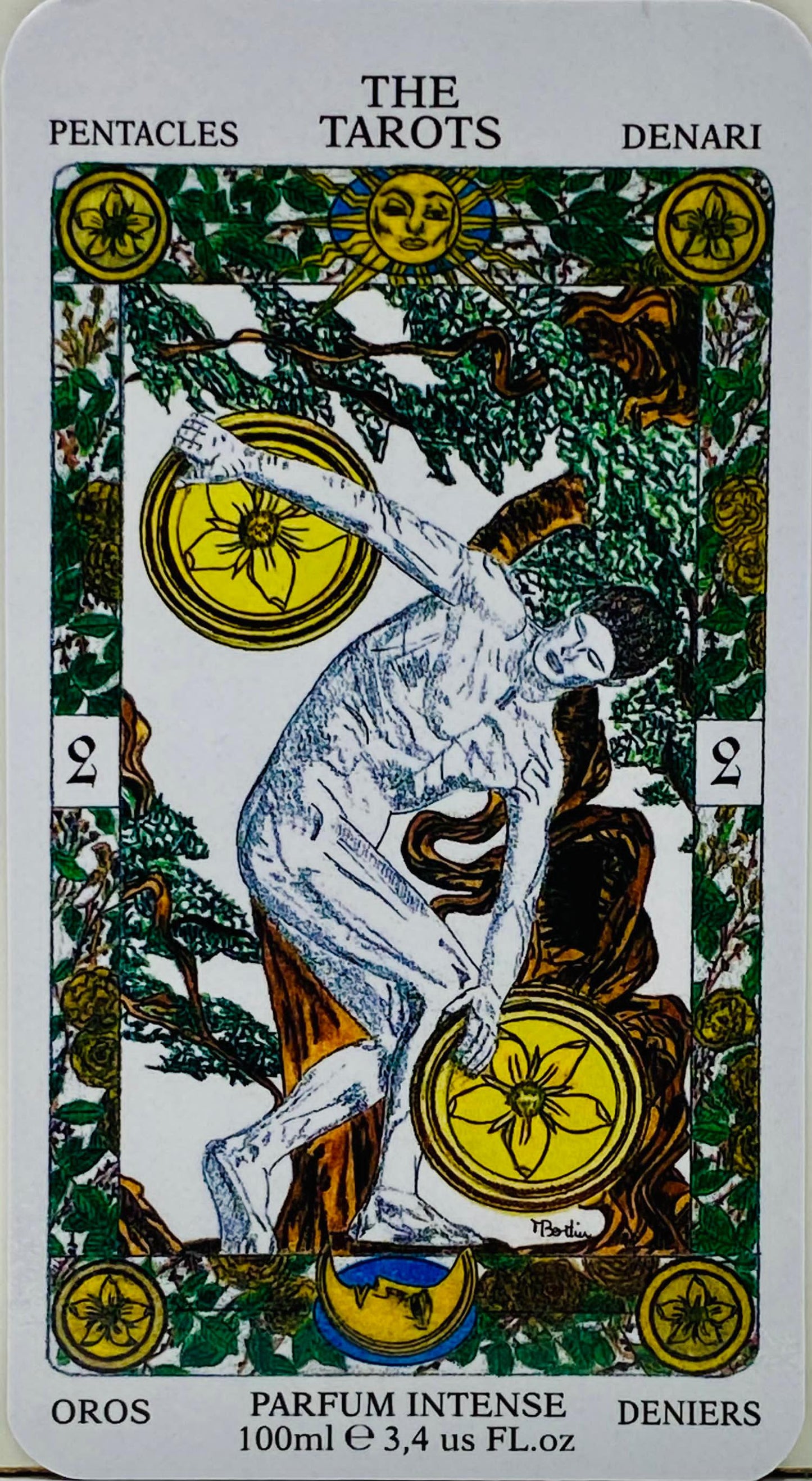 TWO OF PENTACLES, DUE DI DENARI