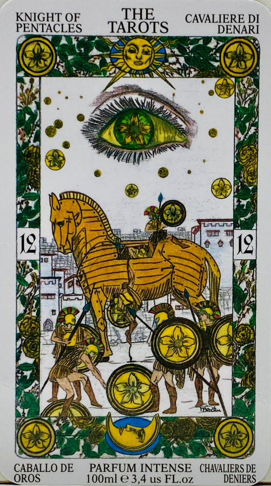 KNIGHT OF PENTACLES, CAVALIERE DI DENARI
