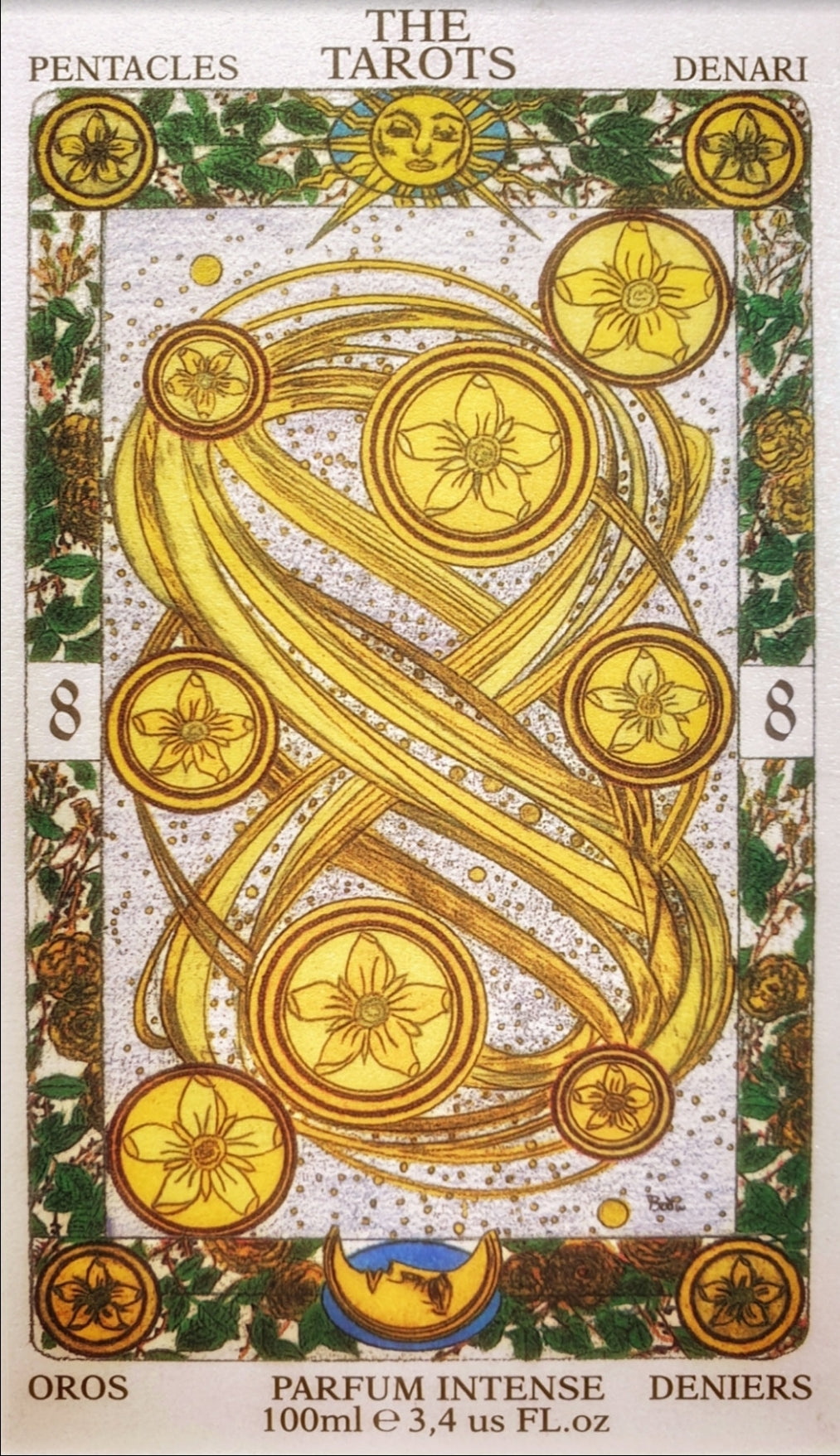 EIGHT OF PENTACLES,OTTO DI DENARI