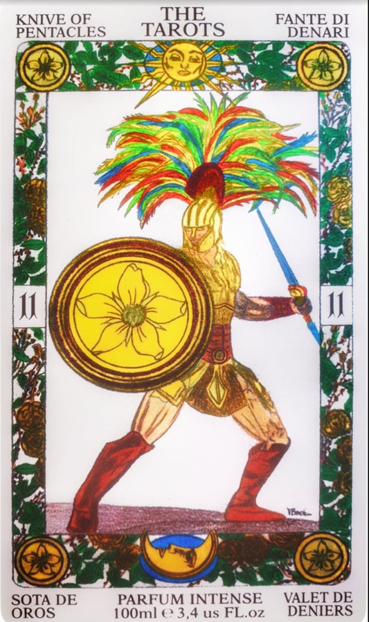 KNIVE OF PENTACLES, FANTE DI DENARI