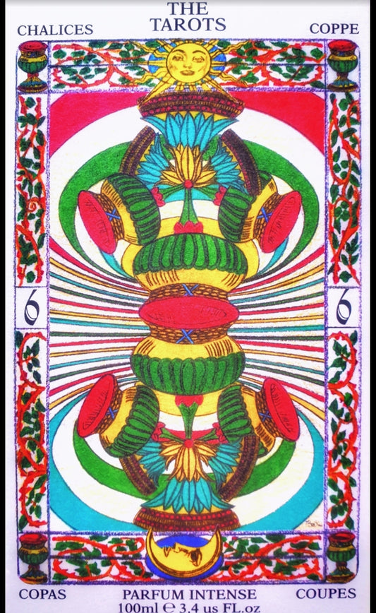 SIX OF CHALICES, SEI DI COPPE