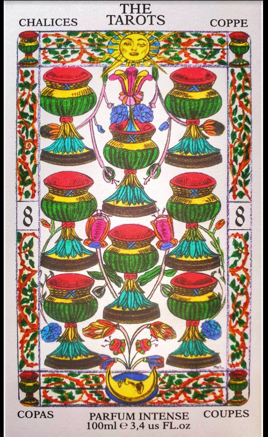 EIGHT OF CHALICES, OTTO DI COPPE